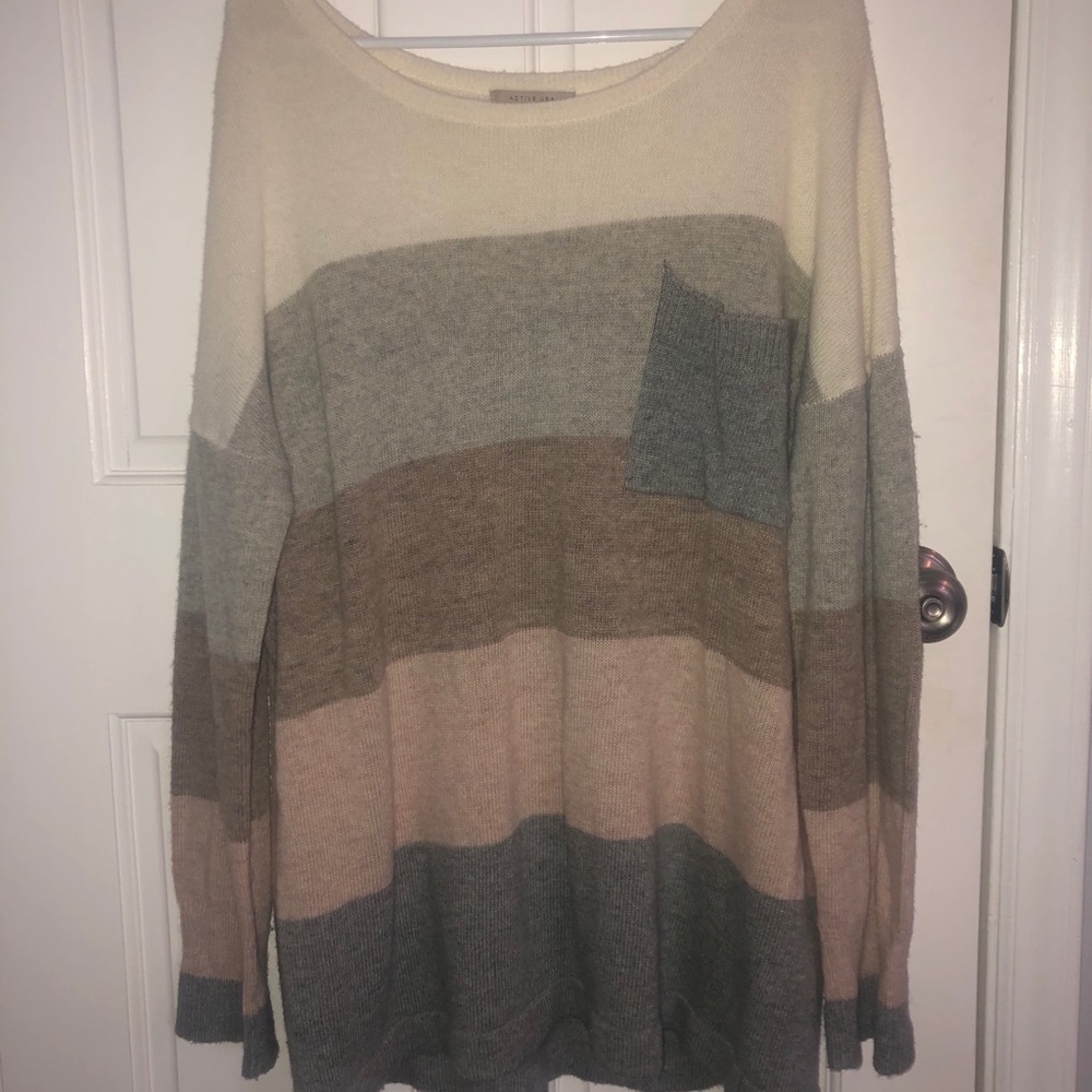 Striped long sleeve shirt